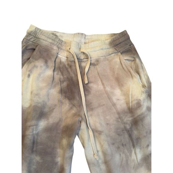 Sundry for Evereve Women's Tie-Dye Jogger Sweatpants Brown Size 1 - Picture 5 of 8